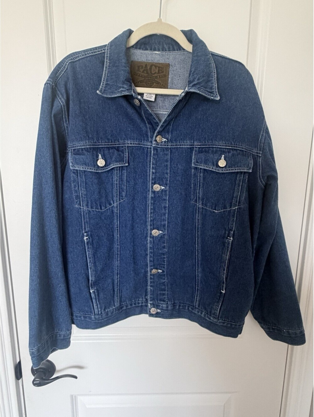 Pace Jeans Wear Men’s Denim Jacket Size M Western Y2K Retro